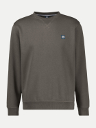 Lerros Sweatshirt mit Logo 277 BASALT GREY bei Robert Ley