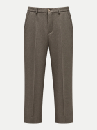 GTA Tapered-Fit Jerseyhose mit Bundfalte 600-marrone bei Robert Ley