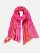 Purschoen Kaschmirschal 6953 harlequin neon pink-hummer bei Robert Ley