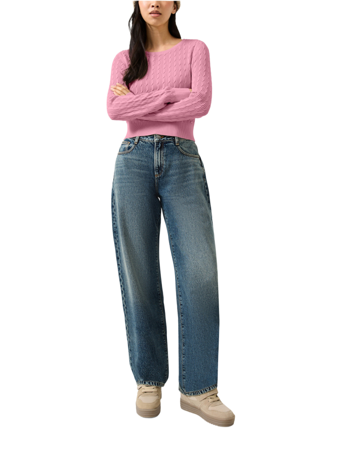 Q/S designed by Strickpullover mit Zopfmuster bei Robert Ley