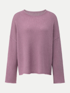 LU REN Kaschmir-Pullover Rue mit Seidenanteil lilac mist bei Robert Ley