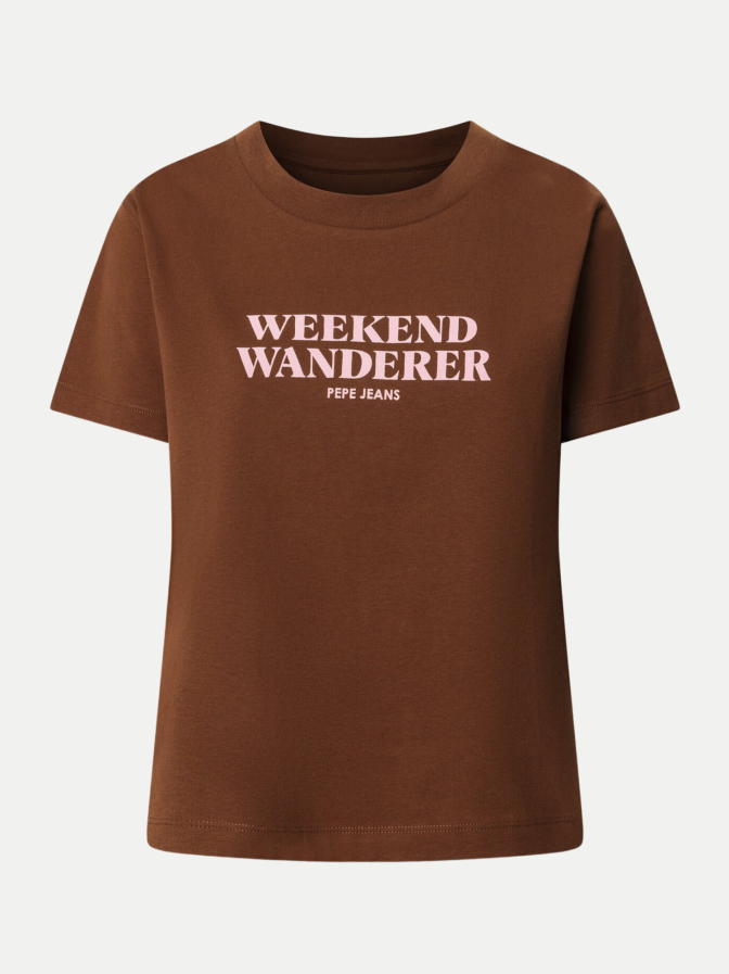Pepe Jeans T-Shirt CARLA mit Schriftzug bei Robert Ley
