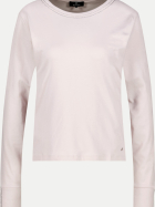 Monari Langarmshirt mit Strass-Details 404-rosewater bei Robert Ley