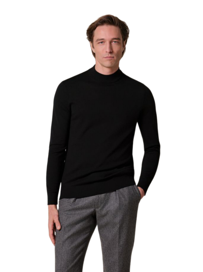PROFUOMO Stehkragen Pullover aus Wolle bei Robert Ley