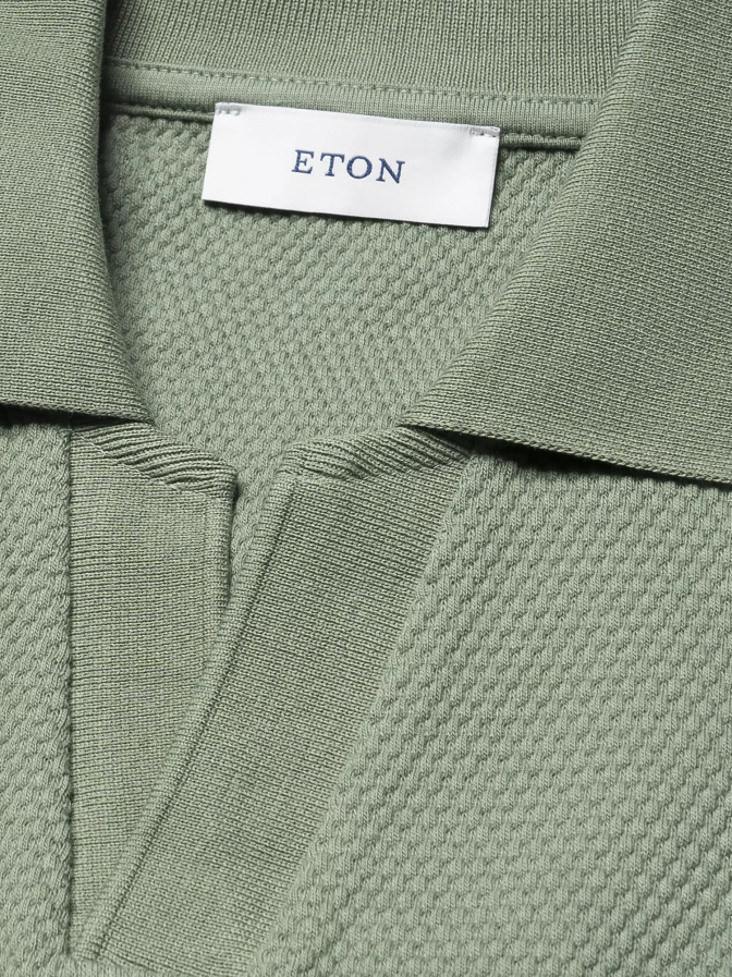 Eton Poloshirt in Waffelstruktur bei Robert Ley
