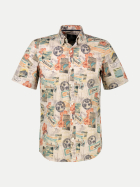 Lerros Hawaiihemd 139 GRAVEL BEIGE bei Robert Ley