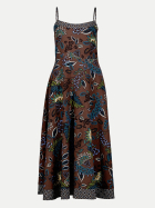 Zero Kleid Lang ohne Arm 7881-Brown/Petrol bei Robert Ley