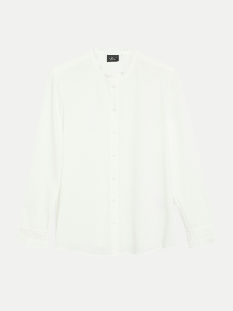 s.Oliver BLACK LABEL Plissee-Bluse AUS Chiffon bei Robert Ley