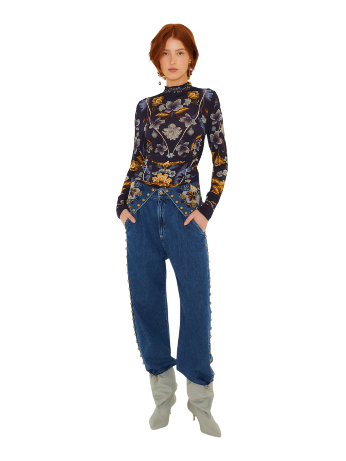 Farm Rio Jerseybluse Golden Nature bei Robert Ley