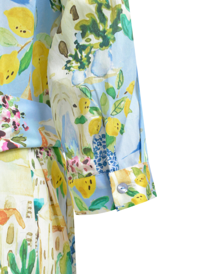 Milano Italy Hemdblusenkleid im Mediterran-Design bei Robert Ley
