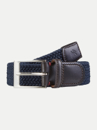 Lerros Elastischer Flechtgürtel 485 CLASSIC NAVY bei Robert Ley