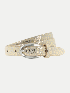 Vanzetti Gürtel mit Allover Design 1117-offwhite / gold metallic bei Robert Ley
