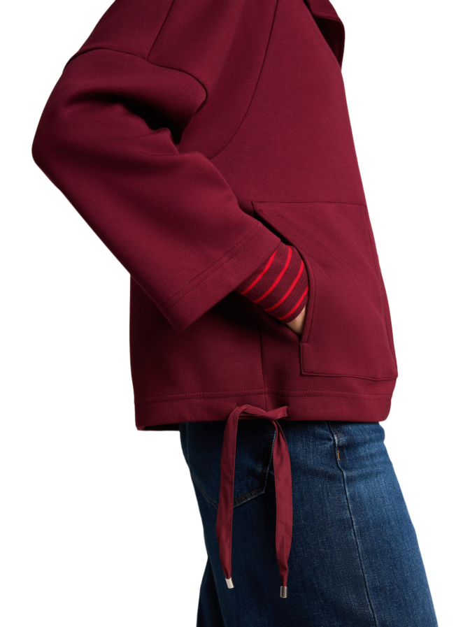 Tom Tailor Casual Sweatshirtjacke mit Stehkragen bei Robert Ley
