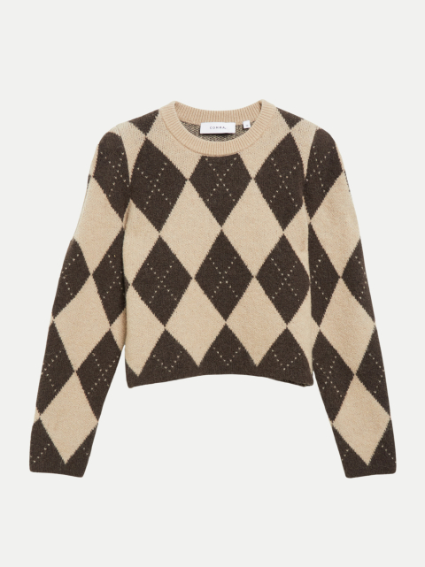 Comma Strickpullover mit Rauten-Muster bei Robert Ley