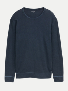 Tom Tailor Langarmshirt mit Waffelstruktur 10668-sky captain blue bei Robert Ley