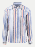 Fynch-Hatton Colorful Linen Stripes, B.D., 1/1 212-tangerine bei Robert Ley