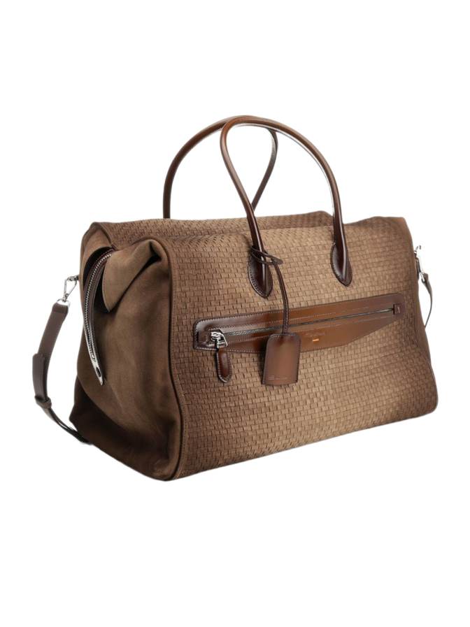Santoni Weekender in Flecht-Optik bei Robert Ley