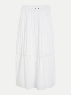 Tom Tailor Denim Maxi Rock mit elastischem Bund 20000-White bei Robert Ley
