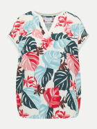 Cecil Top mit V-Ausschnitt 32259-light alabaster white bei Robert Ley