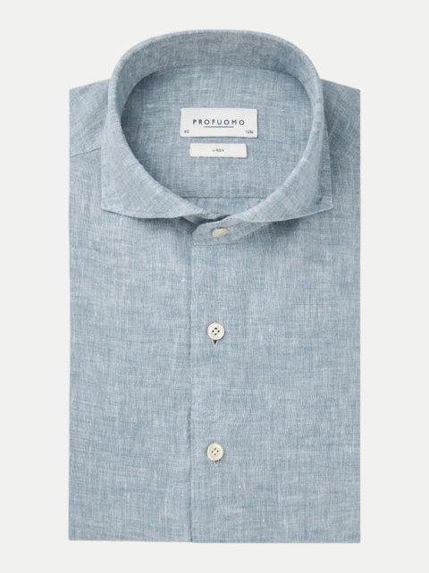 PROFUOMO Slim-Fit Leinenhemd bei Robert Ley