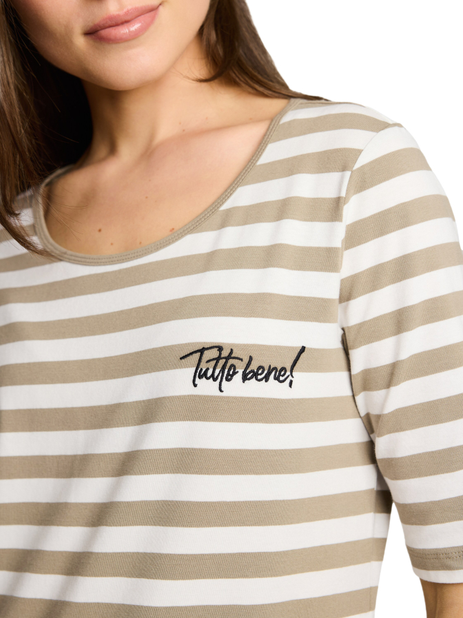 Tom Tailor Casual T-Shirt Gestreift bei Robert Ley