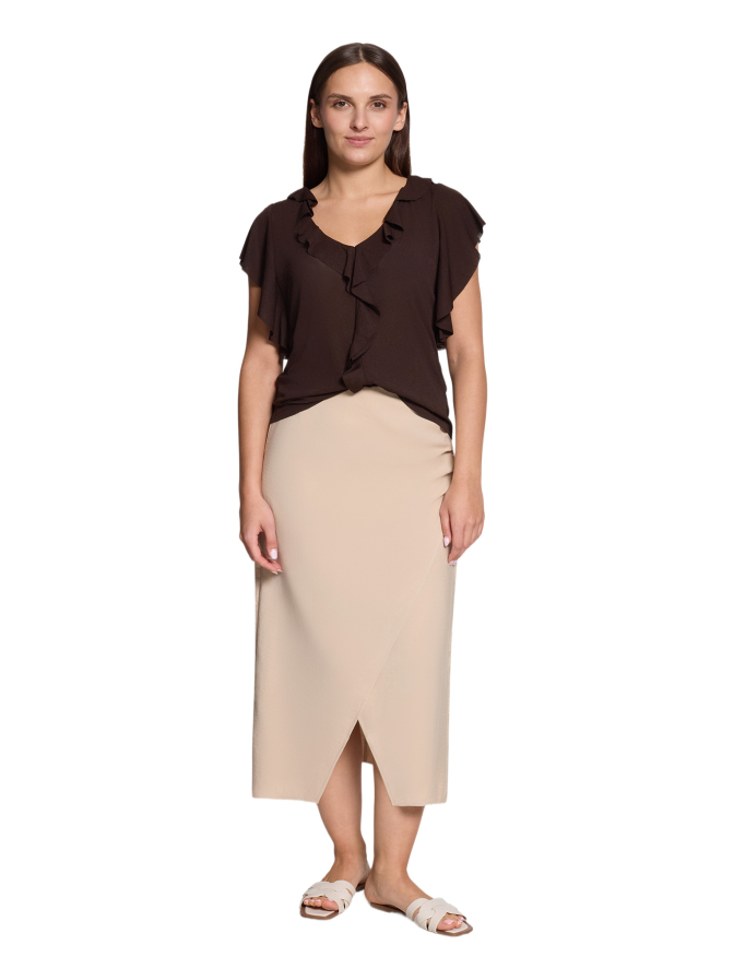 Cartoon Kurzarm Bluse bei Robert Ley