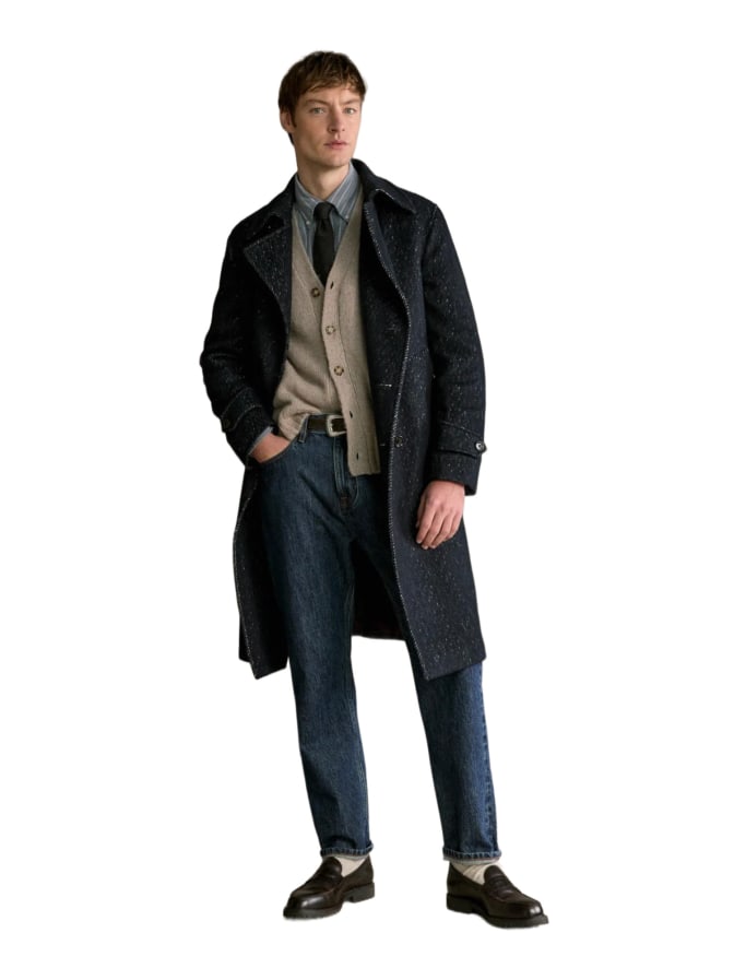 Windsor Men Doppelreihiger Mantel aus Kaschmir-Mix bei Robert Ley