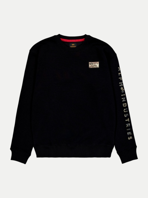 Alpha Industries Sweatshirt mit Camo-Schriftzug bei Robert Ley