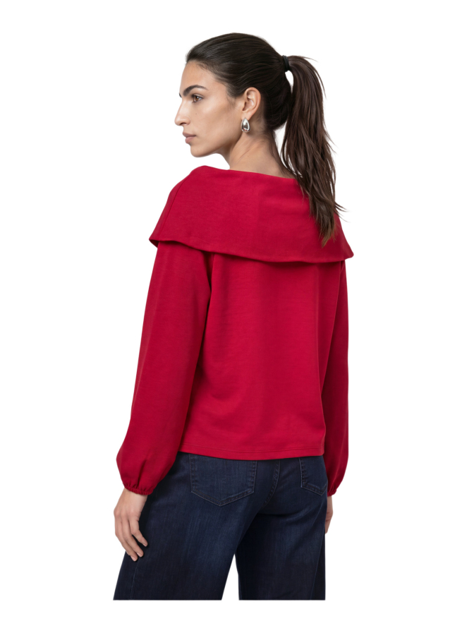 Monari Sweatshirt mit Carmen-Ausschnitt bei Robert Ley