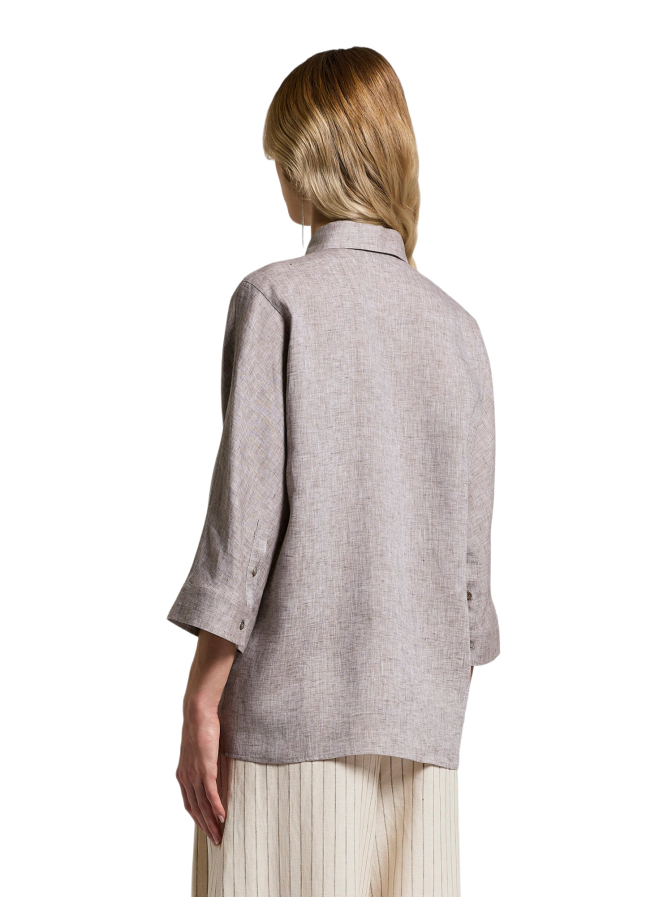 Peserico Leinenbluse mit 3/4 Arm bei Robert Ley