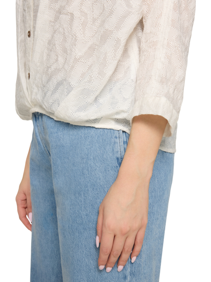 Cartoon Kurzarmbluse mit 3/4 Arm bei Robert Ley