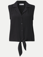 Street One Blusentop mit Bowling-Kragen 10001-Black bei Robert Ley