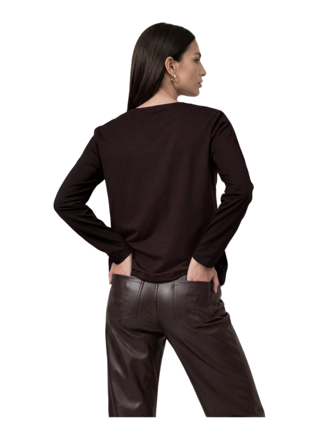 Monari Blusenshit mit Strass-Details bei Robert Ley