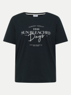 Cecil T-Shirt mit Schriftzug 27672-palm breeze green bei Robert Ley