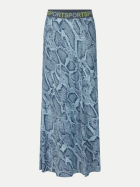 Marc Cain Midirock mit Animal Print 318-niagara mist bei Robert Ley