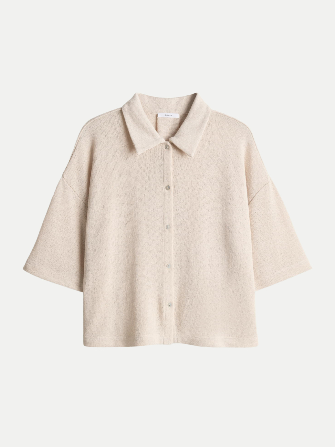 Opus Jerseyshirt Sitrica in feiner Strickoptik bei Robert Ley