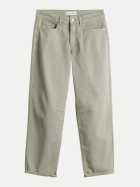 Opus Pants Barrel Jeans Melly relax 30042-pale olive bei Robert Ley