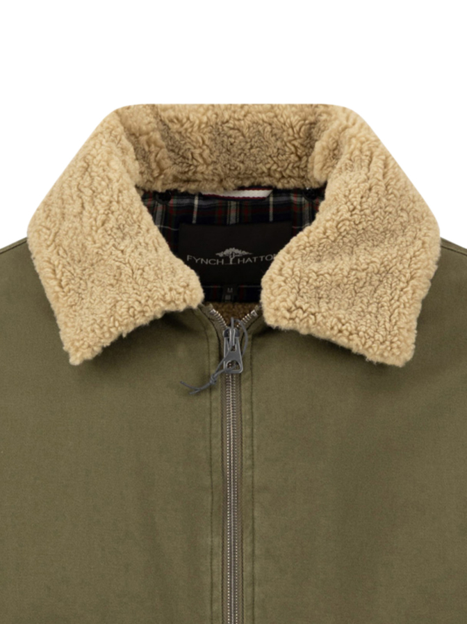 Fynch-Hatton Jacke mit Teddykragen bei Robert Ley