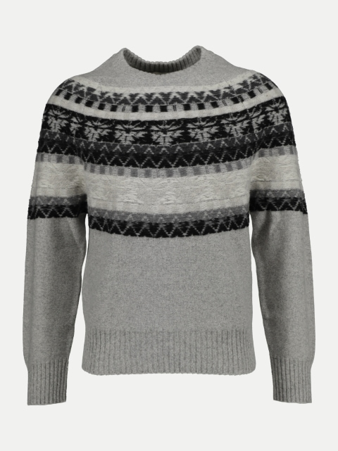 Officine Générale Strickpullover Manolo mit Fair-Isle-Muster bei Robert Ley