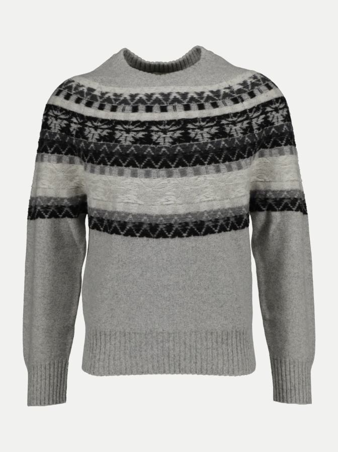 Officine Générale Strickpullover Manolo mit Fair-Isle-Muster bei Robert Ley