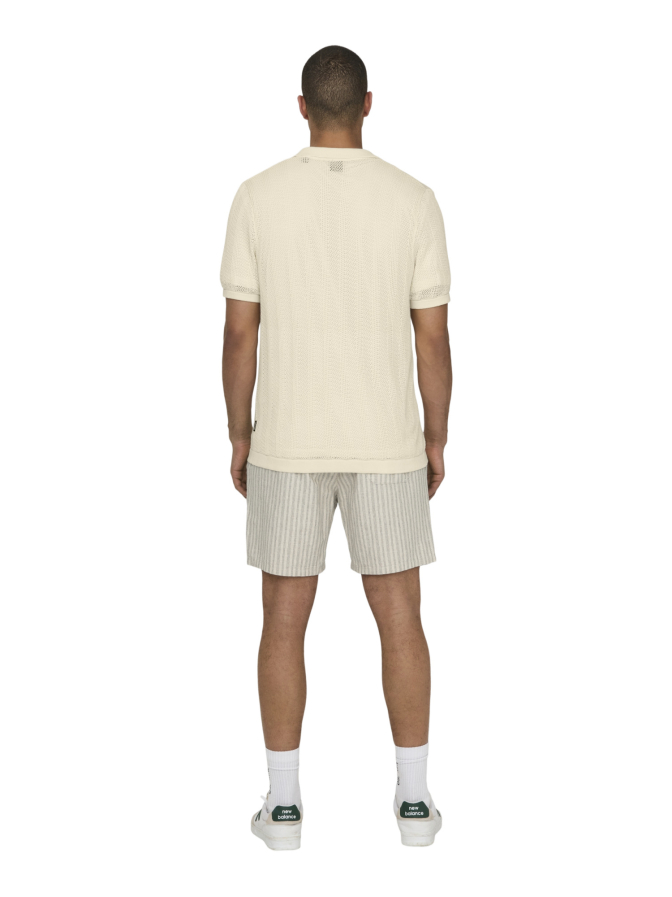 Only & Sons Kurzarm Strickhemd Diego bei Robert Ley