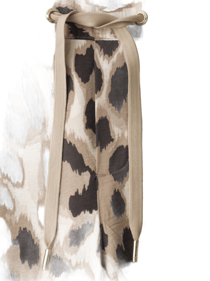 Street One Wide- Leg Hose mit Leo-Print bei Robert Ley