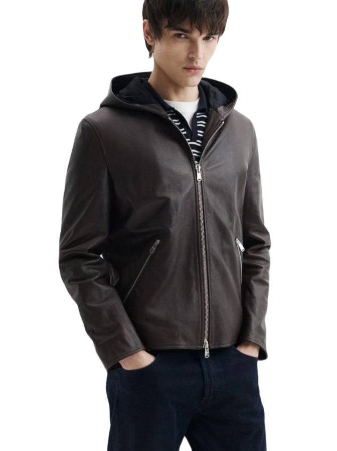 Dondup Bikerjacke aus Nappa-Leder bei Robert Ley