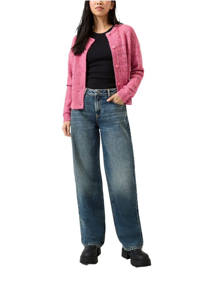 Q/S designed by Strickjacke mit Ajour-Muster bei Robert Ley