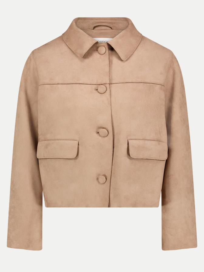 Cartoon Jacke in Velours-Optik bei Robert Ley