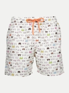 MC2 Saint Barth Badeshorts mit Bikini Print boobs-multi 10 bei Robert Ley