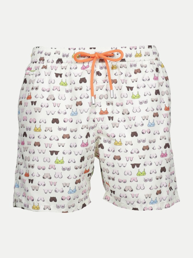MC2 Saint Barth Badeshorts mit Bikini Print bei Robert Ley