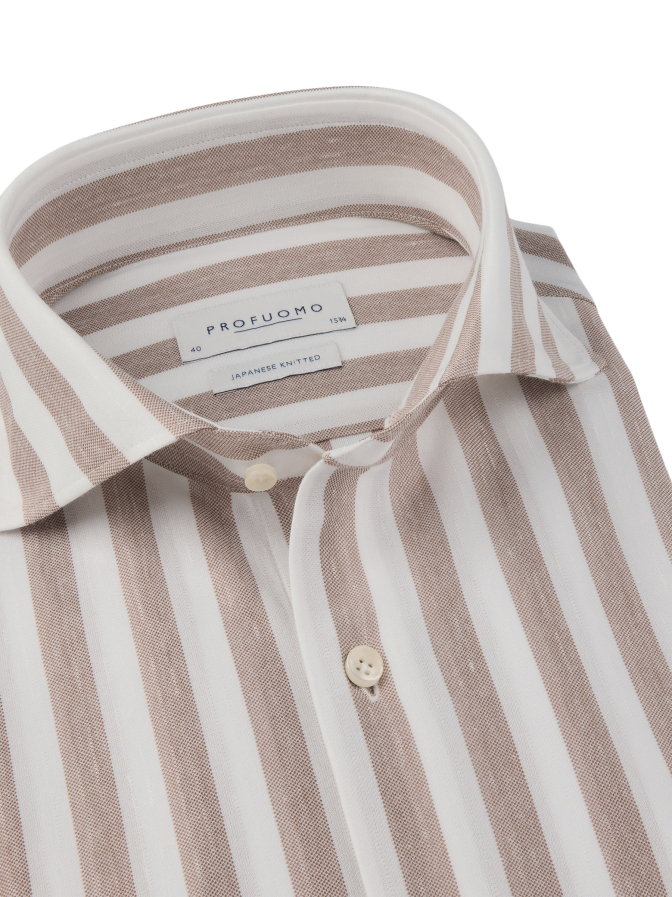 PROFUOMO Slim-Fit Hemd mit Cutaway- Kragen bei Robert Ley