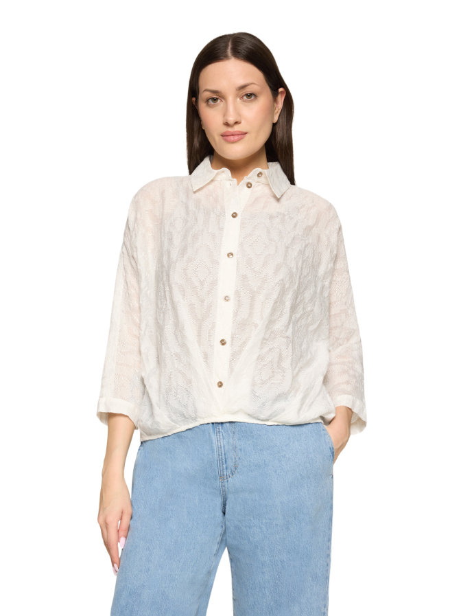 Cartoon Kurzarmbluse mit 3/4 Arm bei Robert Ley