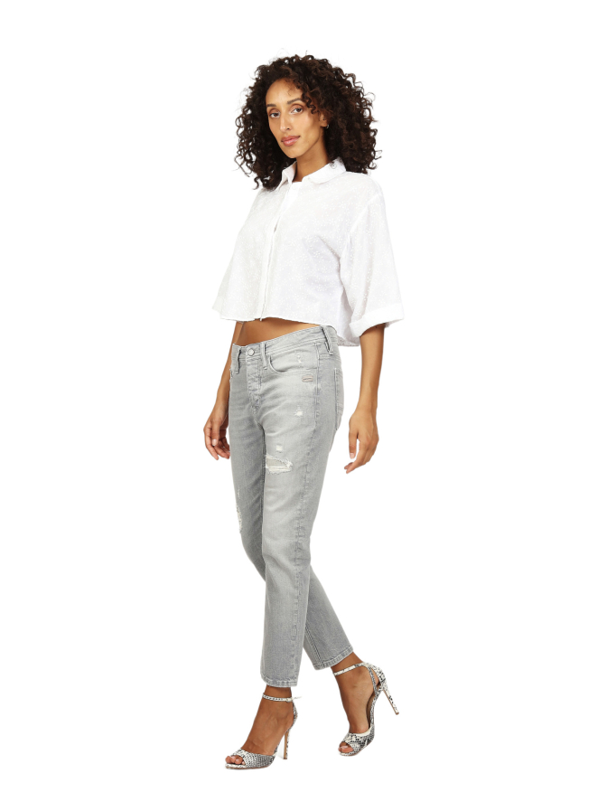 Gang Boyfriend-Fit Jeans Nica Cropped bei Robert Ley